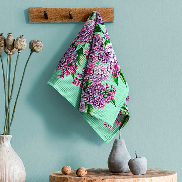 Полотно вафельное 50 см наб 29428-1 Сирень