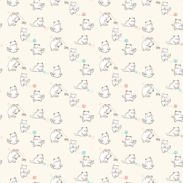 Перкаль 150 см наб 8974-1 Котята