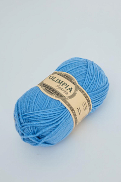 Пряжа для ручного вязания Олимпия Спарта/Olimpia Sparta цв.IR9 голубая 5шт*100г