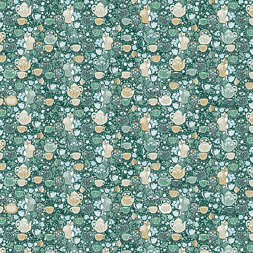 Рогожка 150 см наб 29316-1 Чаепитие