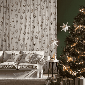 Рогожка 150 см наб арт. 904 29292-1 Новогодняя игрушка