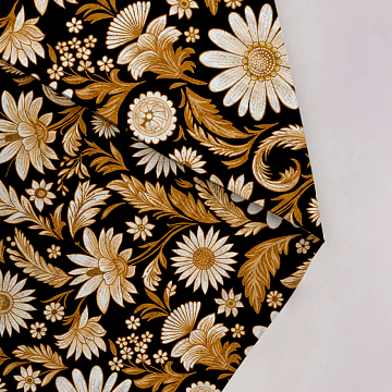 Полотно вафельное 150 см наб 29337-1 Ромашки