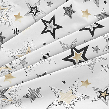 Бязь Премиум 220 см наб 50317-2 Звездный час беж