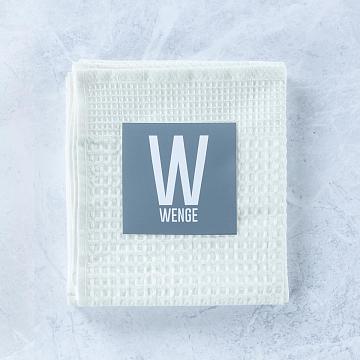 Комплект вафельных полотенец WENGE белый