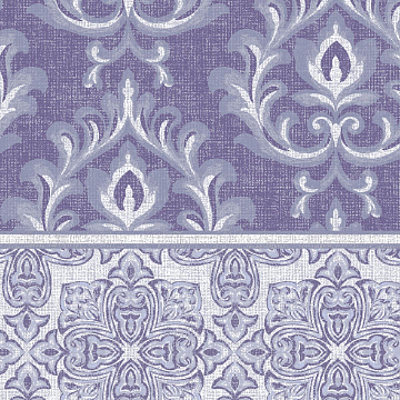 Бязь Премиум 220 см наб 40490-2 Беатрис фиолетовый