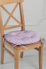 Чехол на табурет с тафтингом круглый WENGE 60008-17 Lavender