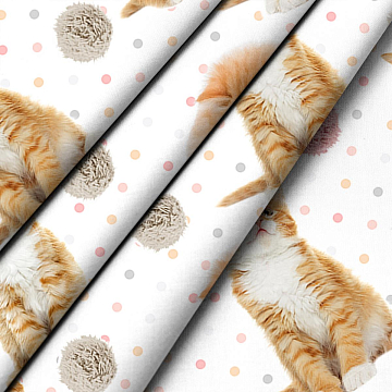 КПБ КиндерСон Поплин 16084-1 Рыжие котята