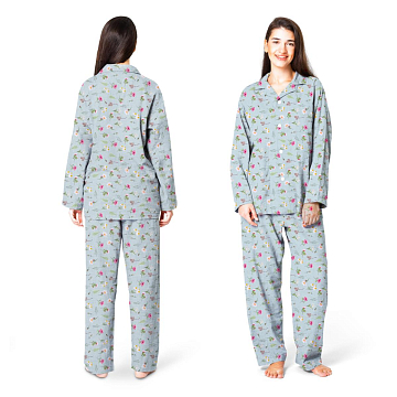 Бязь Комфорт 150 см наб 64051-1 Талли голубой