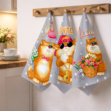 Рогожка 150 см наб арт. 904 29174-1 Обнимяу