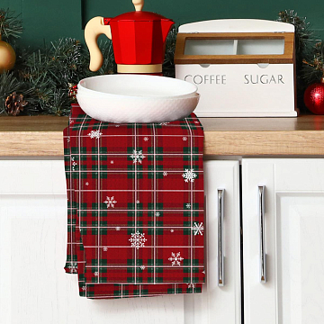 Полотенце вафельное Все ДOMA/Vse DOMA 60339-1 Рождественское утро