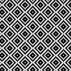 Скатерть рогожка Fine Line 62077-4 Ромбы черно-белые