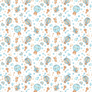 Перкаль 150 см 13357-1 Путешествие