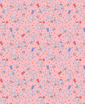 Фланель 90 см наб грунт 5568-7 Слоники