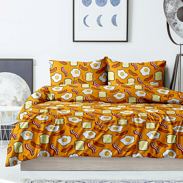 КПБ WENGE YOUNG Перкаль 60121-1 Breakfast in bed