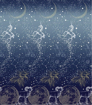 Перкаль 220 см 6460-1 Млечный путь