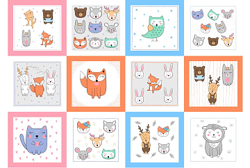 Ситец 95 см 21290-1 Милашки