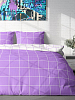КПБ Crazy Getup 16405-3/16405-4 Grid paper Lavander