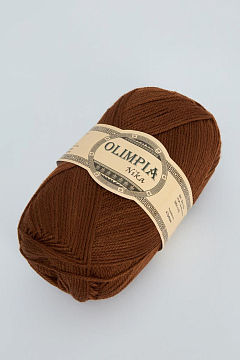 Пряжа для ручного вязания Olimpia Nika цв.G17 шоколад 5шт*100г