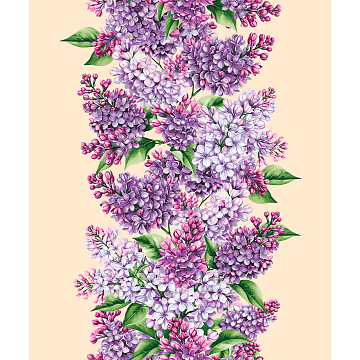 Полотно вафельное 50 см наб 29428-2 Сирень