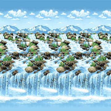 Бязь наб 220 см Премиум 6132-1 Водопад