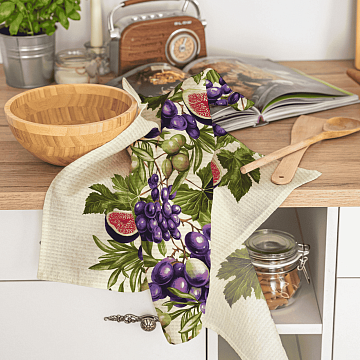 Полотно вафельное 50 см наб 29430-1 Сочные фрукты