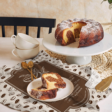 Полотно вафельное 50 см наб 29500-1 Мокко-фраппе