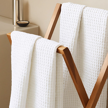 Полотно вафельное 150 см отбеленное арт. 169 Тейково