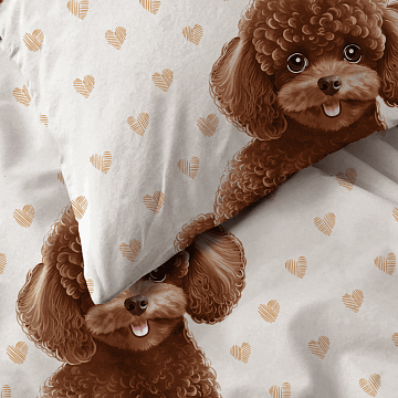 Перкаль 150 см наб  13489-1 Пудель