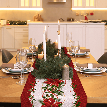 Дорожка 50 см 30028-1 Новогодняя дорожка