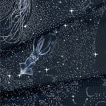 Полотно вафельное 150 см наб 29335-1 На море