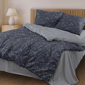 КПБ Любимый дом Бязь 50062-1/50063-1 Звездное небо н/у