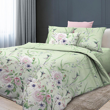 Бязь Премиум 220 см наб 15442-1 Колибри