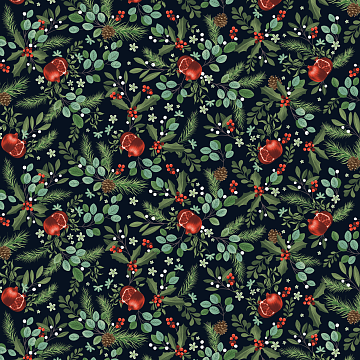 Рогожка 150 см наб арт. 904 29294-1 Гранатовый сад