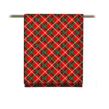 Комплект вафельных полотенец Fine Line 62037-1 Шотландка