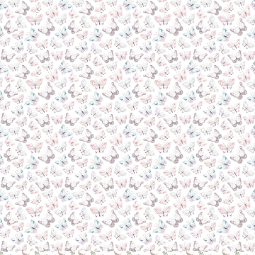 Перкаль 150 см наб 8954-1 Бабочки