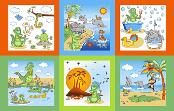 Ситец 95 см 29148-1 Крокодилка