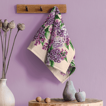 Полотно вафельное 50 см наб 29428-2 Сирень