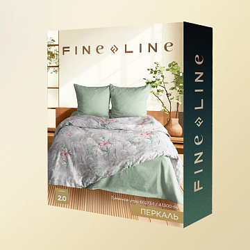 КПБ Fine Line Перкаль 60273-1/43300-66 Туманное утро new