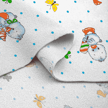 Фланель 90 см 5448-5 Утята