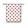 Комплект вафельных полотенец Fine Line 62040-1 Красный горох на белом
