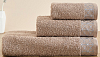Комплект из 3-х махровых полотенец FLOOX бордюр Диана, бежевый