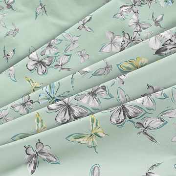 Перкаль 220 см наб 50134-2 Астерия мятный