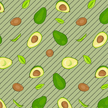 Перкаль 220 см наб 50088-1 Авокадомания зеленый