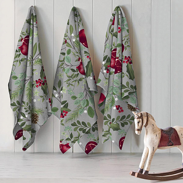 Рогожка 150 см наб арт. 904 29294-2 Гранатовый сад