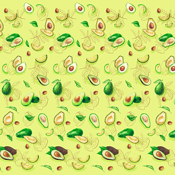 Перкаль 220 см рис 6925-1 Авокадо