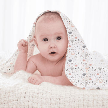 Фланель 90 см б/з 29155-1 Шарики