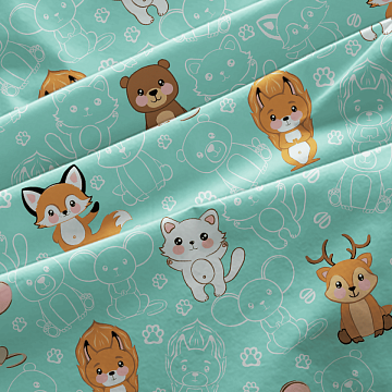 Перкаль 150 см наб 13460-1 Животный мир