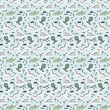 Перкаль 150 см 13431-1 Диномания