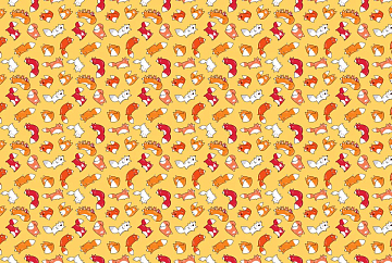 Ситец 95 см набивной 29152-4 Лисята