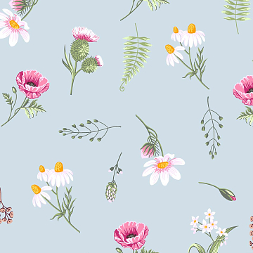 Бязь Комфорт 150 см наб 64051-1 Талли голубой